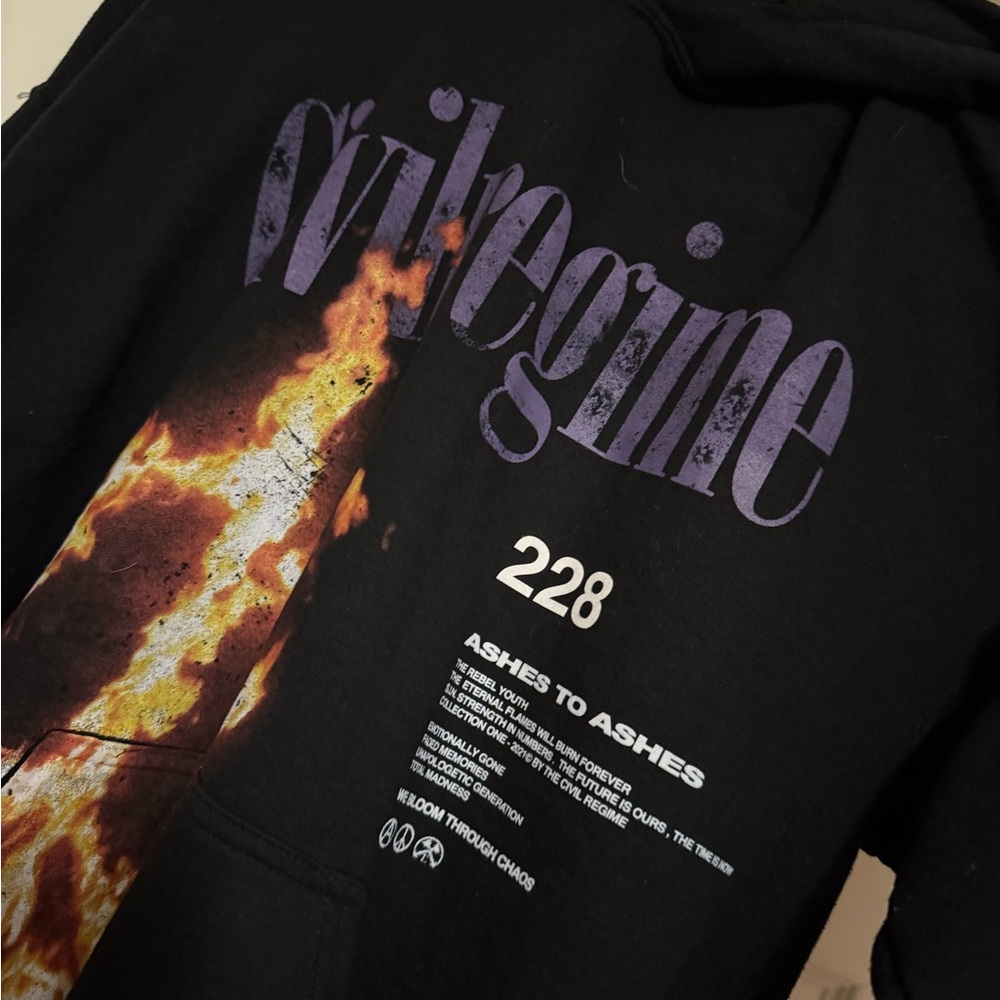Black Evilregime Lightweight Jacket